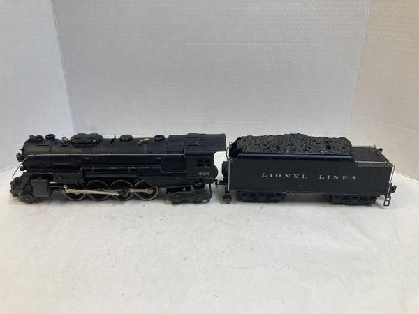 Postwar Lionel 726 Berkshire 2-8-4 Locomotive & 2426W Whistle Tender "Read"