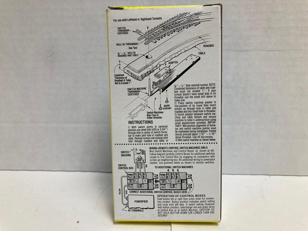 Atlas HO Switch Machine #65 Designed For Under-Table Installation with Atlas Turnouts