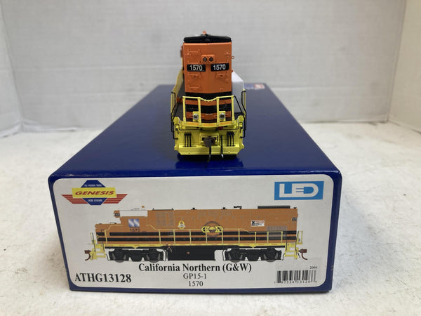 Athearn Genesis ATHG13128 HO California Northern GP15-1 Locomotive #1570 DC LED