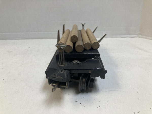 Prewar Lionel No. 3811 Operating Flatcar / Log Dump Car