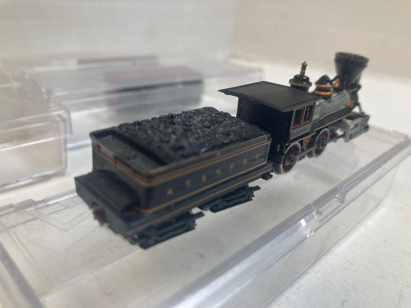N Scale Civil War Era 6-Piece Train Set – 4-4-0 Bachmann Locomotive, Micro-Trains Cars – Clip-In Couplers