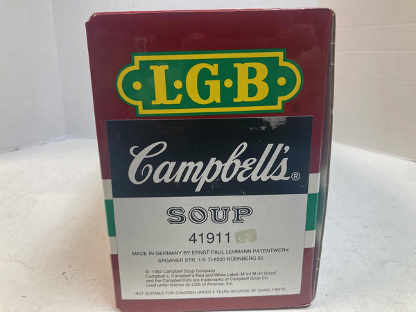 LGB 41911 Campbell’s Soup Boxcar – G-Scale, LNIB