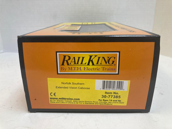 MTH RailKing 30-77385 Norfolk Southern Extended Vision Caboose O Gauge BRAND NEW