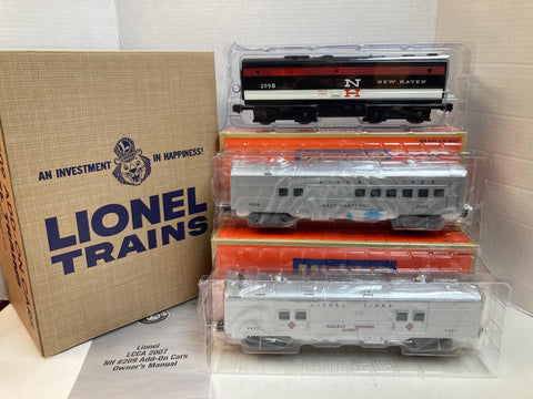 Lionel 6-52447 LCCA New Haven Add-On Cars – B-Unit #209, East Hartford Combine, REA Baggage – Sealed