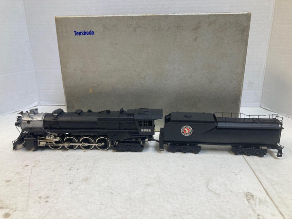 HO Brass Tenshodo Great Northern 4-8-4 S-1 #2552 – Tested Runs/Lights – Read