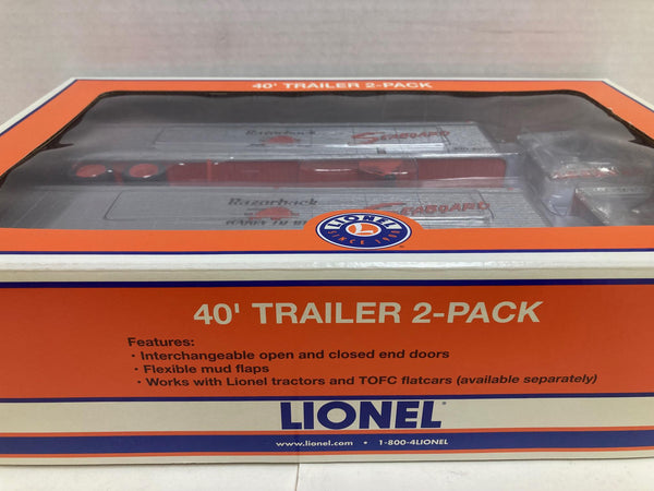 Lionel Seaboard 40' Trailer 2-Pack (6-84885)