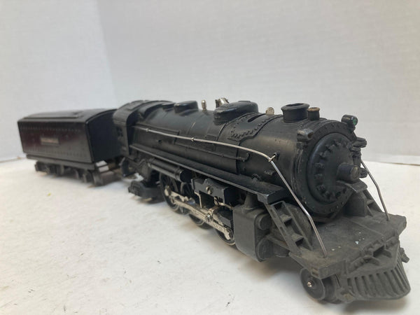 Lionel Pre-War 1666 2-6-2 Steam Locomotive w/ 2689W Whistling Tender – O Gauge
