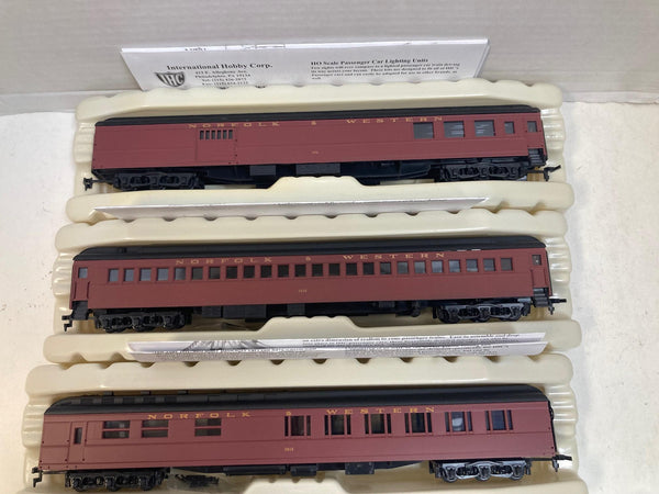IHC HO Norfolk & Western 3-Car Heavyweight Set #49511-49513 - NOS - N&W