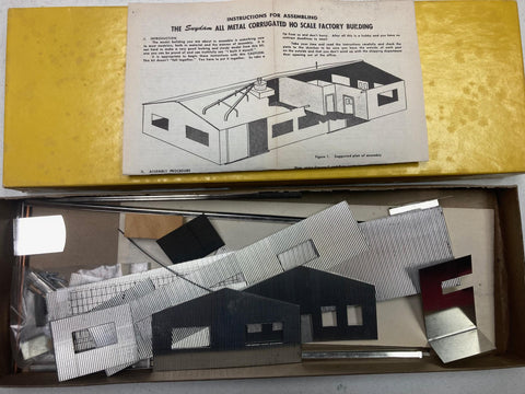 Suydam "Furniture Factory" Corrugated Metal HO Building Kit (Kit No. 1)