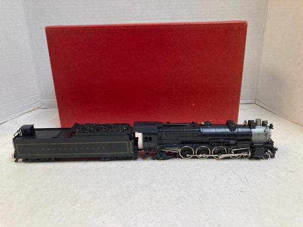 Westside Model Co. HO Brass Pennsylvania RR M-1a 4-8-2 Steam Loco & Tender - Katsumi - RUNS WELL