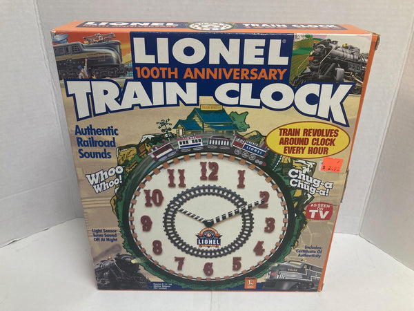 Lionel Train Clock 100th Anniversary 1900-2000