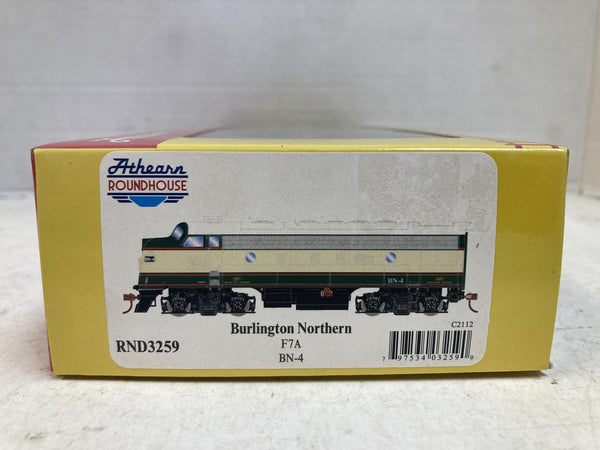 Athearn Roundhouse HO Burlington Northern F7A Locomotive BN-4 RND3259 Sealed