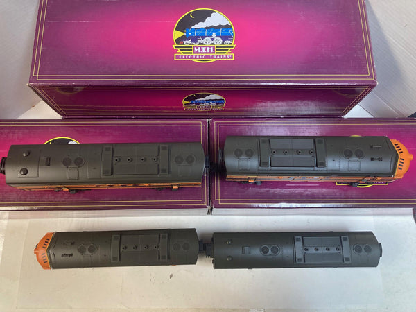 MTH Premier Great Northern ABBA F-Unit Diesel Set | 20-20628-1 + 20-20627-1 + (2) 20-20627-3 | O Gauge w/ PS3