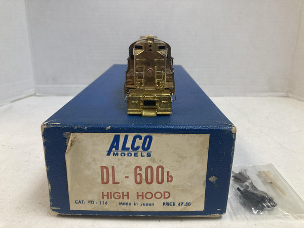 Alco Models HO Scale Brass DL-600b High Hood Diesel Locomotive