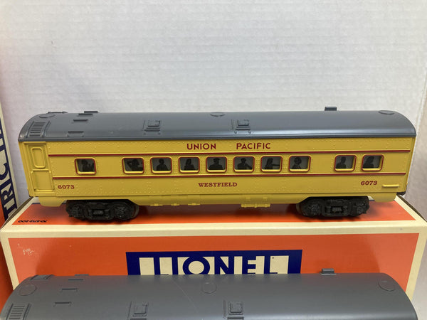 Lionel Union Pacific Passenger Car Lot (4) – 6-16071 New, 6-16072, (2x) 6-16073 – O Gauge