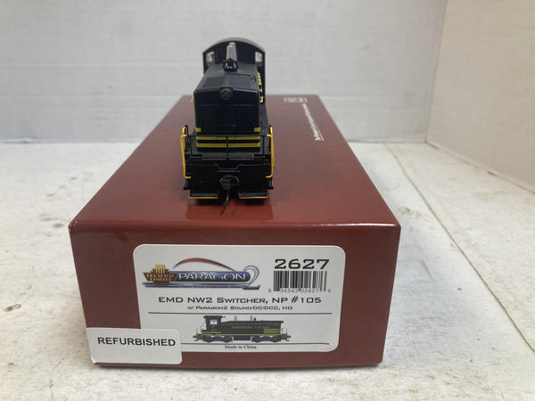 BLI 2627 HO Northern Pacific EMD NW2 Switcher #105 Paragon2 Sound DC DCC Boxed