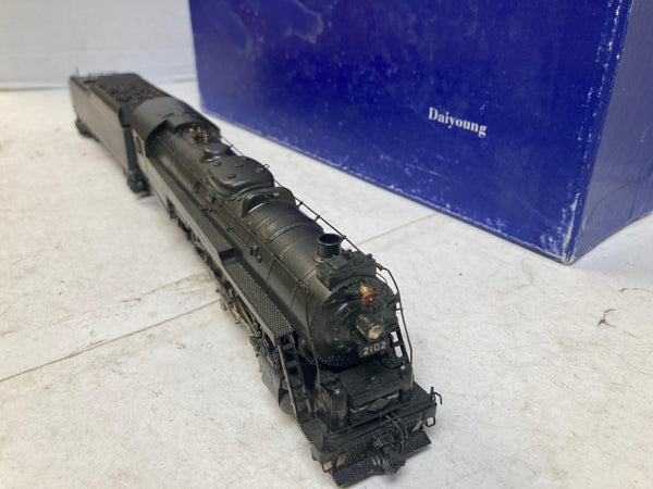 HO Brass NJ Custom Brass Reading T-1 4-8-4 #2012 - Daiyoung Korea - Tested EX