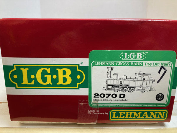 LGB 2070 D G Scale “W.C.R.R.” — Custom Weathered Tank Locomotive (Fully Working / Modified)