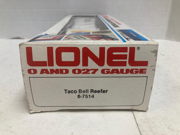 Lionel 6-7514 Taco Bell Reefer Boxcar O Gauge - Great Condition - Appears Unused
