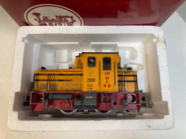 LGB 2060H “W.C.R.R” Diesel Switcher — Custom Weathered, Great Running Condition