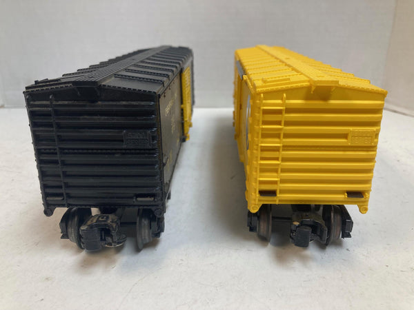 Lionel "C&O" Box Car Set of 2 - O Scale - Good