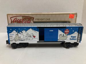 K-Line Coca-Cola Polar Bears & Seals Christmas Holiday O Scale Boxcar (K641-5107)