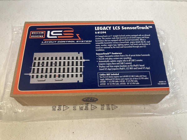 Lionel Legacy LCS SensorTrack (6-81294) — O Gauge FasTrack