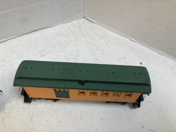 Mantua HO Petticoat Junction C&FW Hooterville Cannonball 3 Passenger Car Lot