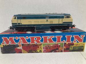 Marklin 3074 diesel locomotive #216 DB collection with original packaging HO Scale