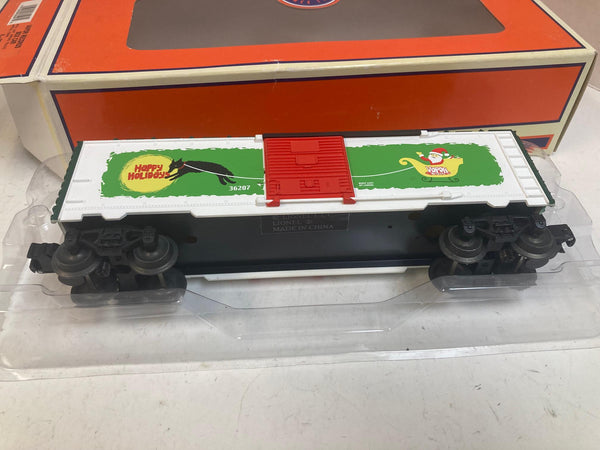 Lionel 6-36207 Vapor Records Christmas Boxcar – O Gauge – Very Good Condition