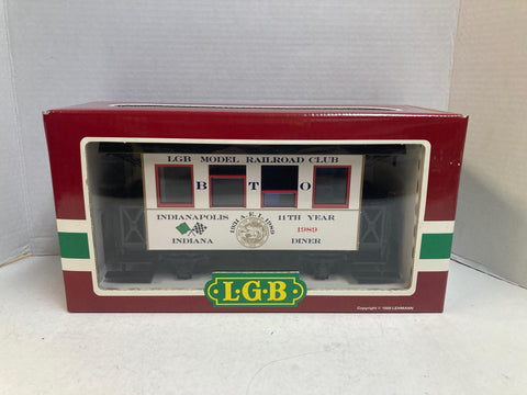 LGB 3007CC Model Railroader Club Car – Indianapolis Edition – LNIB – G Scale – Limited Edition
