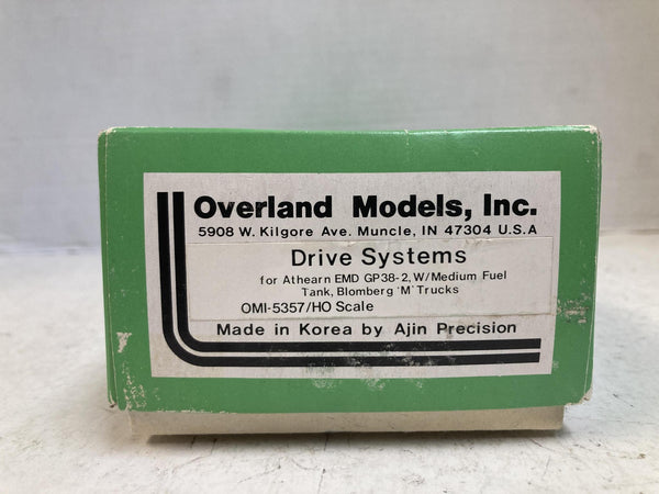 Overland Models OMI-5357 HO Brass Drive System Athearn EMD GP38-2 Blomberg Trucks