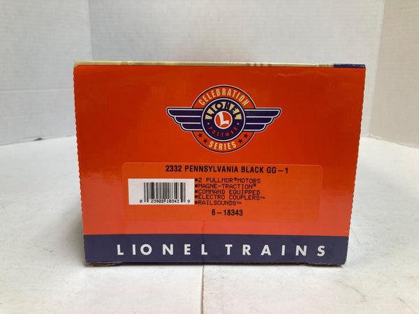 Lionel Pennsylvania Black GG-1 2332 Postwar Celebration Series O Scale (6-18343)