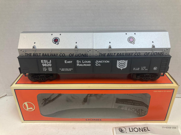 Lionel 6-26913 E. St. Louis Gondola w/ Coil Covers – O Gauge – Pre-Owned Very Good