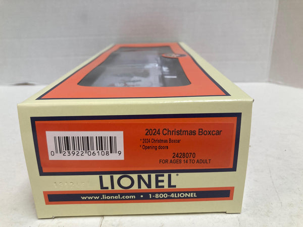 Lionel 2024 Christmas Boxcar (6-2428070) **Brand New**