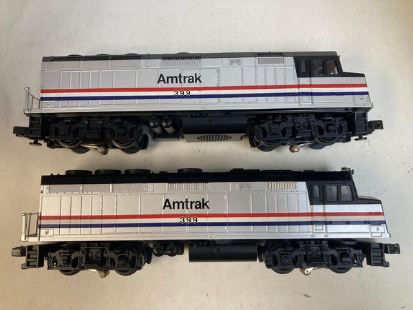 MTH RailKing Amtrak F40PH Powered & Dummy Set #399 - BCR Installed - O Gauge