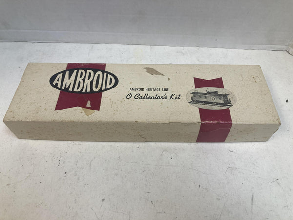 Ambroid Heritage Line O-19 LHR Lehigh & Hudson River Flanger Caboose Kit O Scale