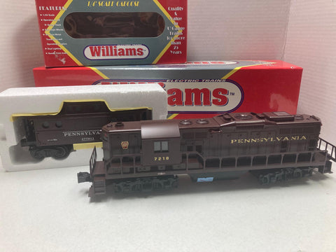Williams Pennsylvania Tuscan GP-9 Loco & N5C Caboose (#7210, #477911)
