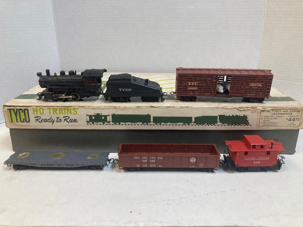 Vintage Tyco HO Train Set No. T-1003 - Switcher Runs Great! Boxed