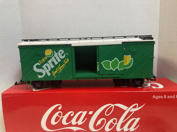 LGB Coca-Cola Sprite Edition #4090 G-Scale Boxcar – NOS, Mint in Box (1994)