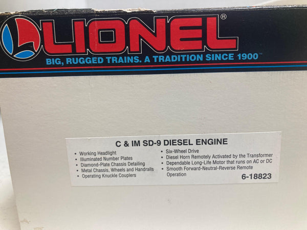 Lionel Chicago & Illinois Midland Set - SD-9 Engine, 4 BC + Caboose (6-18823/6-18556/6-19237) Sears Exclusive Set