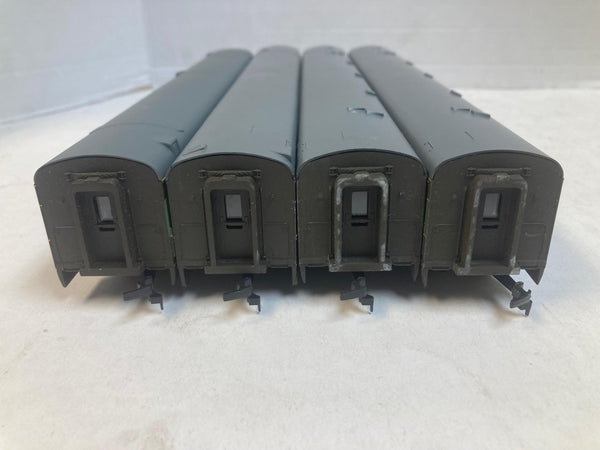 AHM Rivarossi HO Northern Pacific Passenger Car Lot (4) - x3 Sleepers, Observation