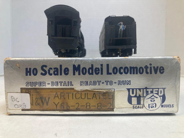 United PFM HO Brass N&W Y6b 2-8-8-8-2 Articulated Steam - Runs Good - has the "United Growl"