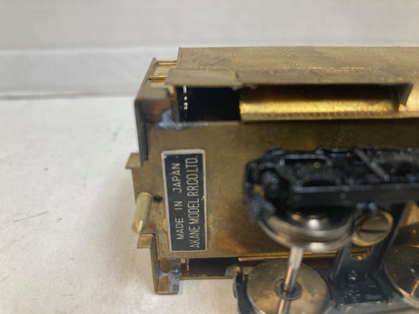 Akane HO Brass Centipede Tender - 7-Axle (14-Wheel) - Unpainted - Japan - RARE