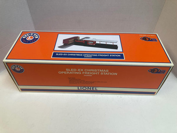 Lionel Sled-Ex Christmas Operating Freight Station 6-2429060 – Works with Any Boxcar!