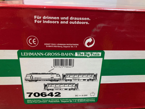 LGB 70642 RhB 30th Anniversary Set | Ge 4/4 III 641 Maienfeld | EXCELLENT +