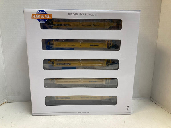 Athearn HO RTR Southern Pacific Maxi-I 5-Unit Well Car Set #73149 - NIB - SEALED