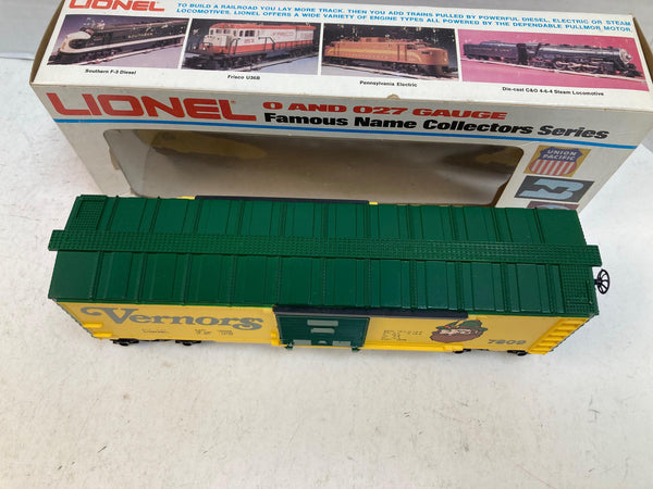 Lionel 6-7809 Vernors Boxcar LNIB O Gauge Collectible Advertising Car