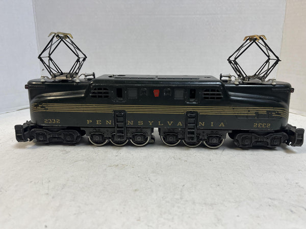 Lionel Postwar 2332 Pennsylvania Brunswick Green GG1 Electric Locomotive - Tested