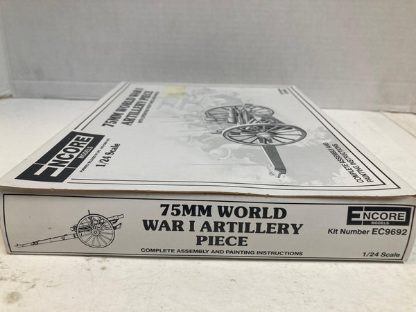 Encore Models 75mm WWI Artillery Piece Gun 1/24 Scale (#EC9692)